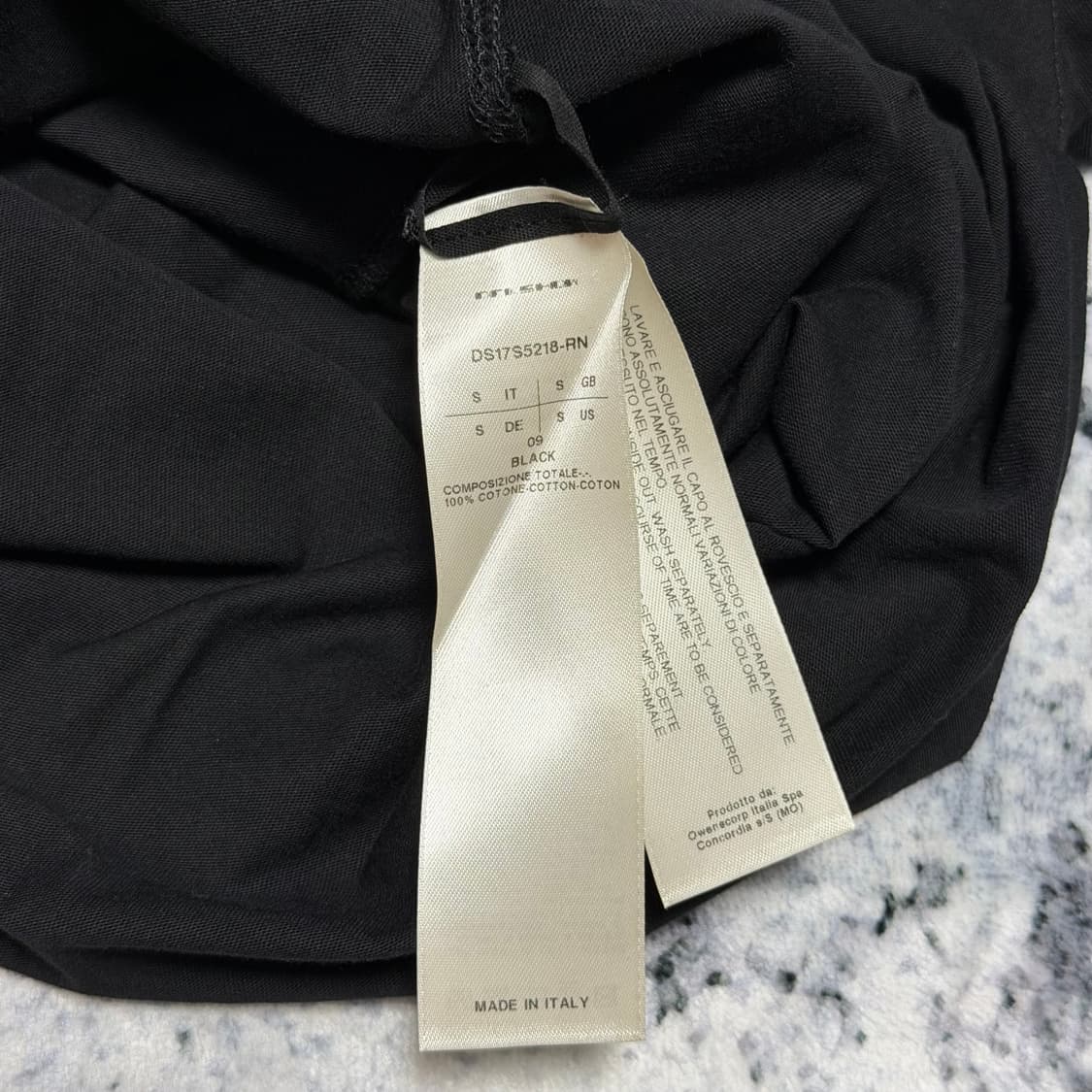 (새상품) 릭오웬스 다크쉐도우 롱슬리브 블랙 S 상품이미지4