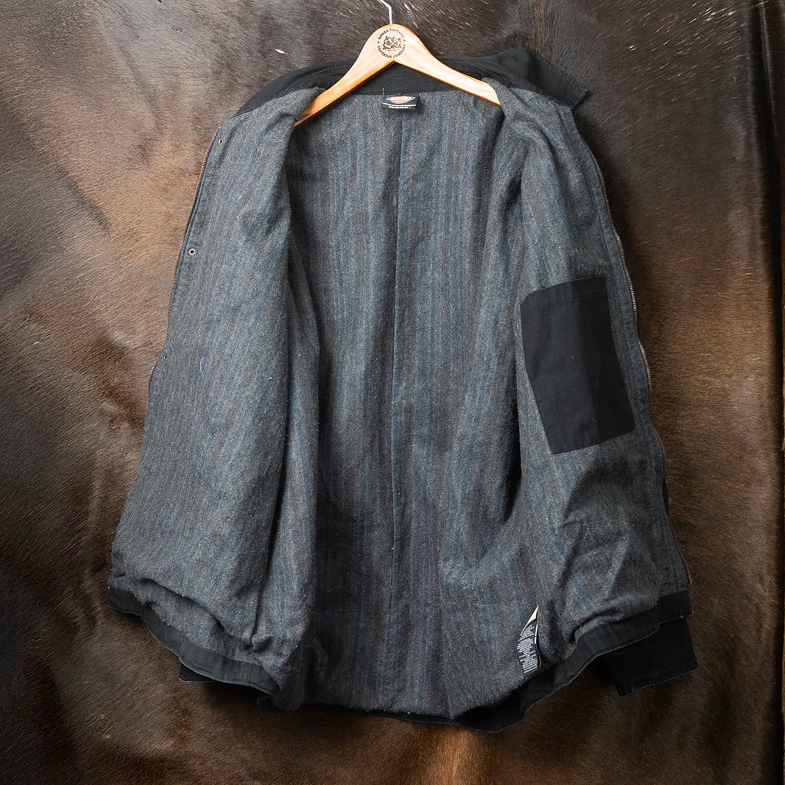 [2XL] 디키즈 블랭킷 라이닝 캔버스 워크자켓 블랙  상품이미지10