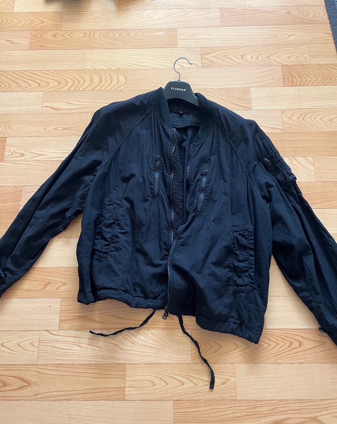 yoko sakamoto 와이드 봄버 자켓 상품이미지1