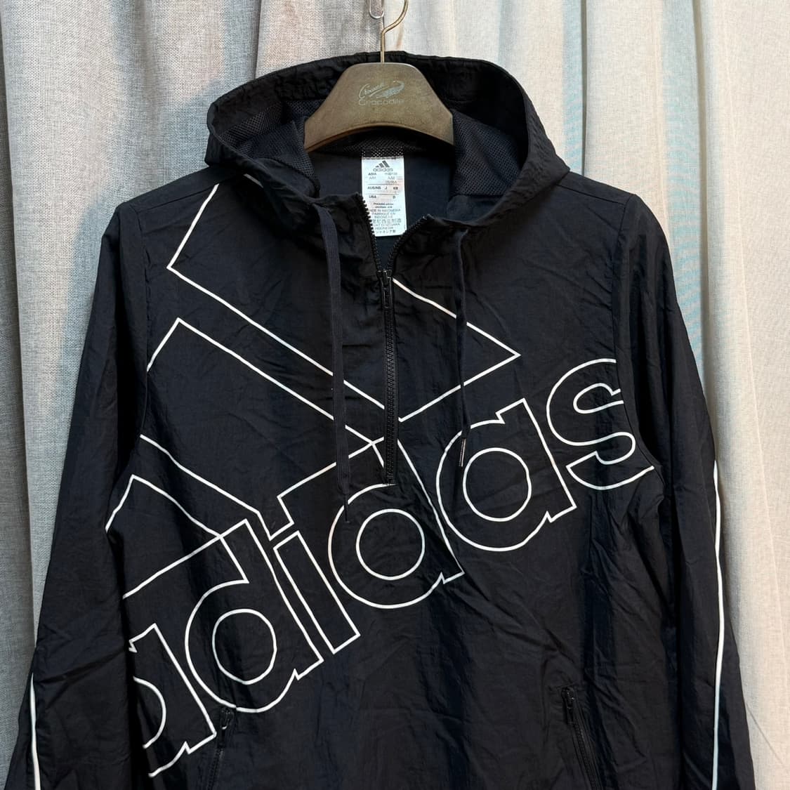 [L] 아디다스 빅로고 아노락 후드 바람막이 집업자켓 상품이미지3