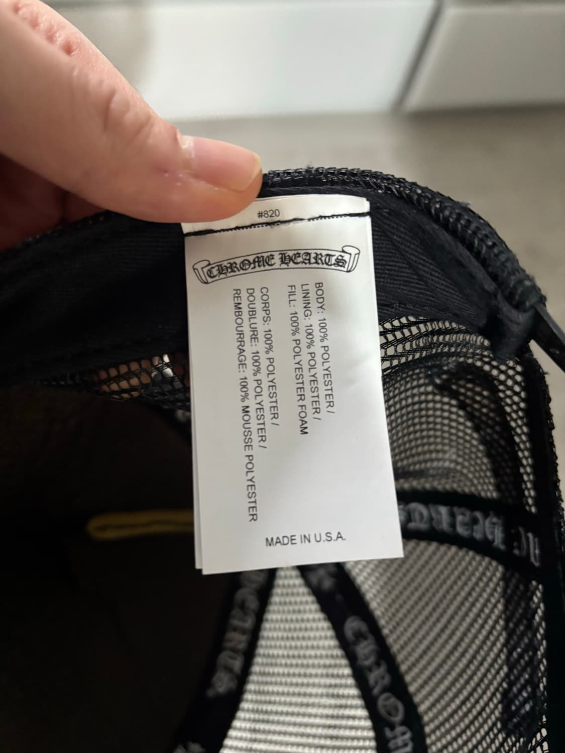 크롬하츠 세메터리 멀티 크로스 메쉬캡 모자 (Chrome Hearts) 상품이미지4