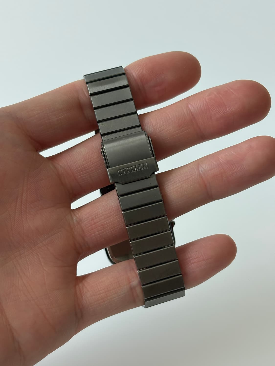 시티즌 1980년대 CQ 블랙 스퀘어 쿼츠 남성 상품이미지5