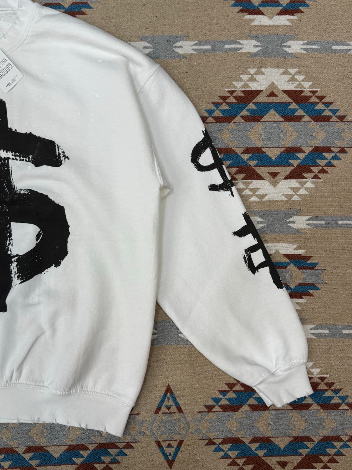 [L] 사스콰치패블릭스 빈티지 스웻 셔츠 화이트 상품이미지3