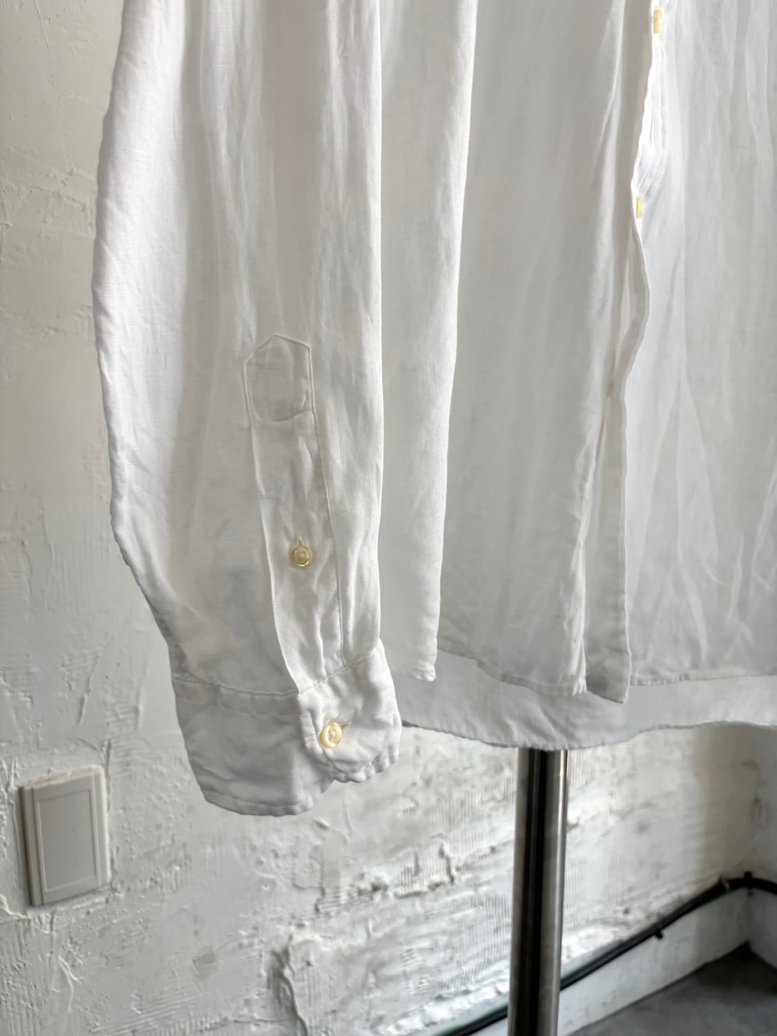 Polo 폴로 랄프로렌 신형 화이트컬러 클래식 핏 린넨셔츠 상품이미지5