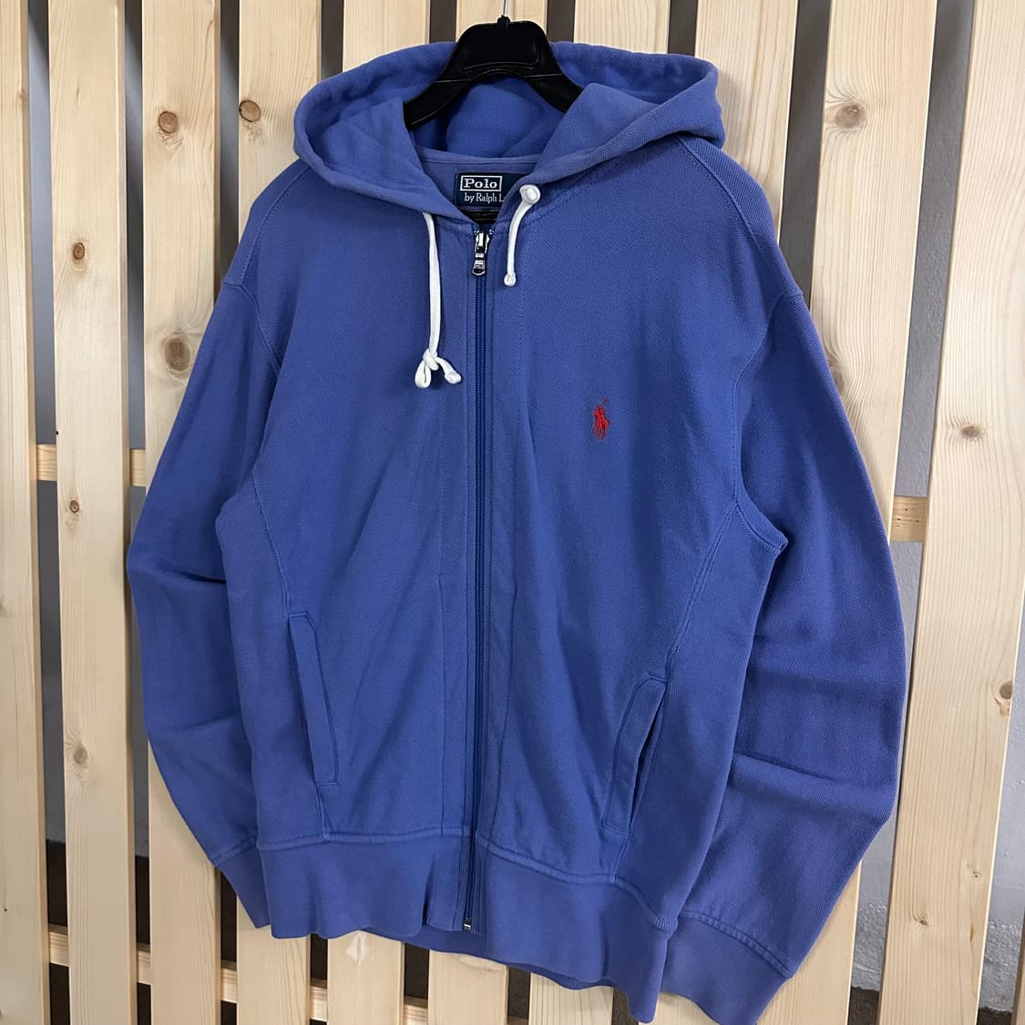 (M) 폴로 랄프로렌 블루 후드집업 상품이미지2