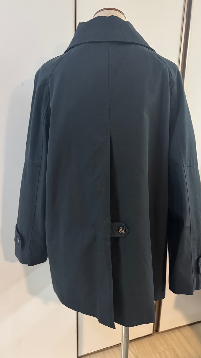 하네 발마칸 하프 트렌치 코트  (네이비 ) 상품이미지10