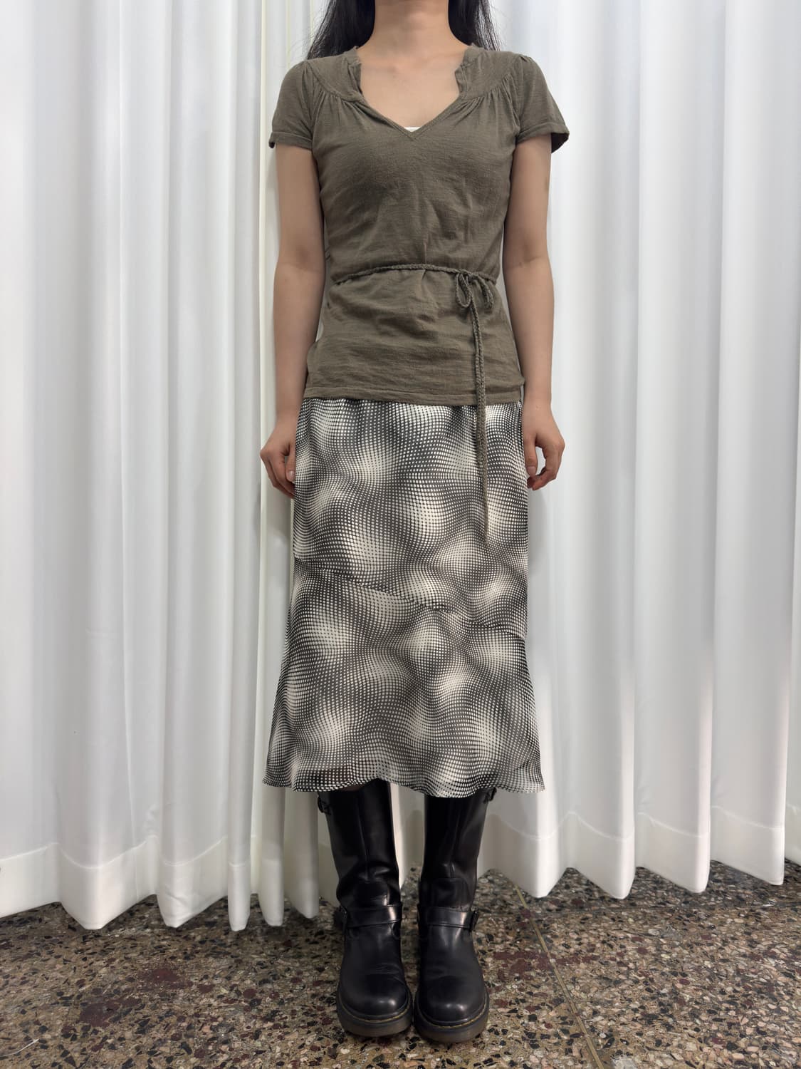 printing midi skirt 상품이미지1