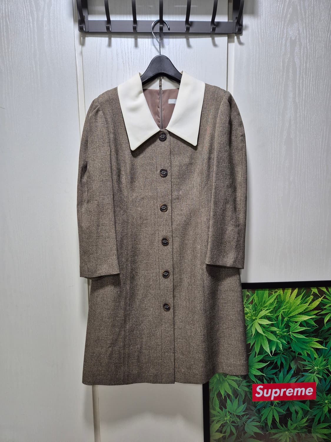 (세일)(새상품)온앤온 카라 퍼프 포인트 원피스 상품이미지1