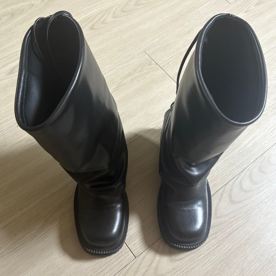 트리밍버드 Folded Lace-up Cowhide Boots 230 상품이미지2