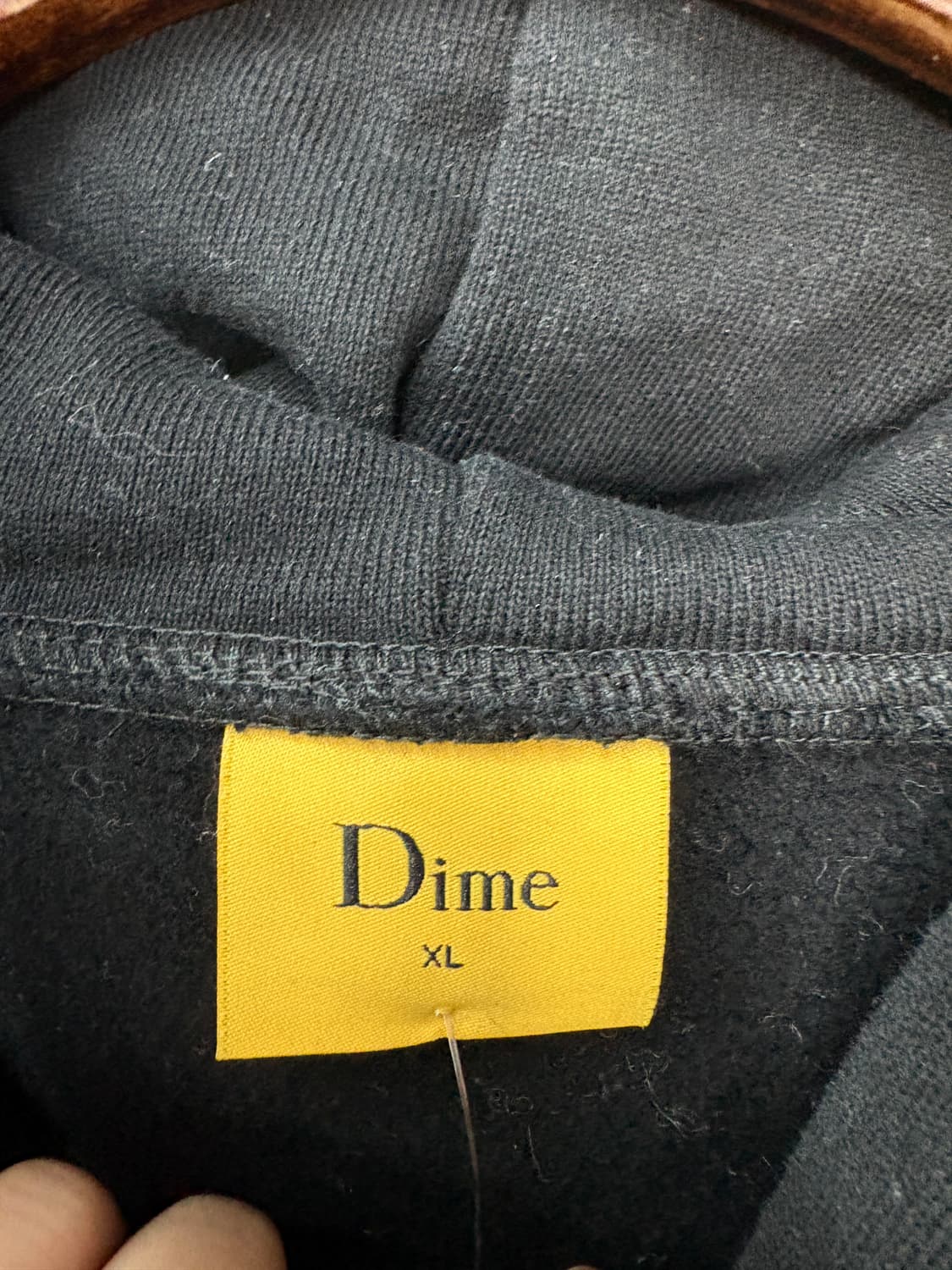 다임 빌르 후디 블랙 A3691 상품이미지5