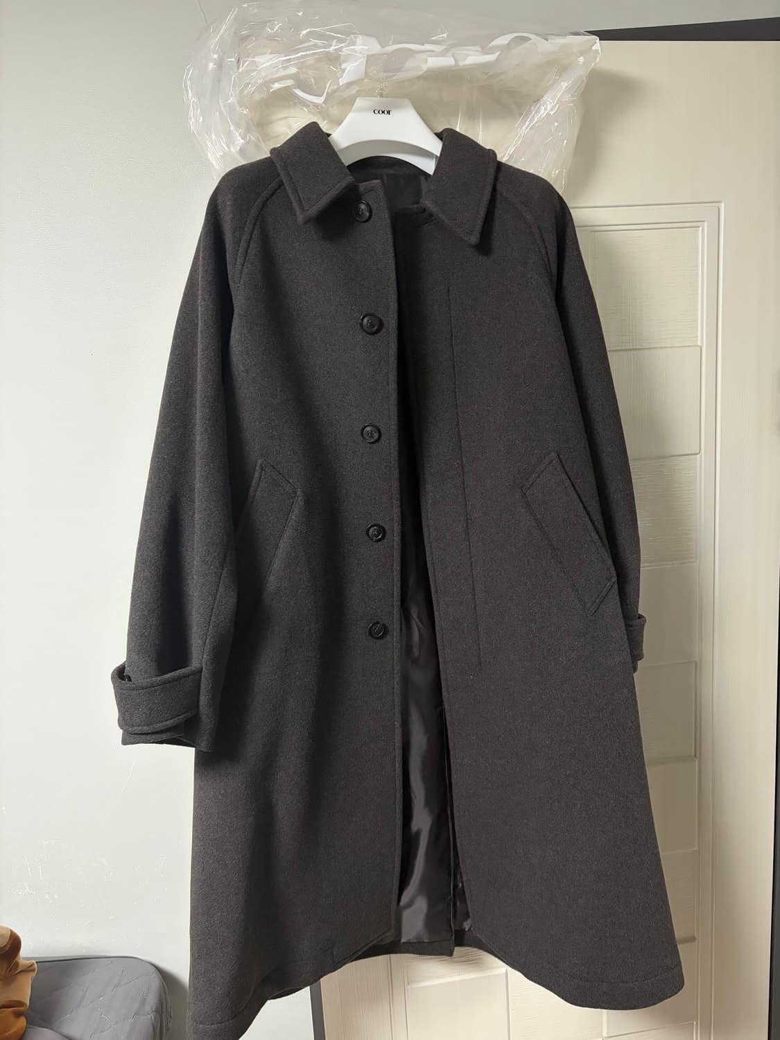 쿠어 캐시미어 블렌드 발마칸 신더그레이 M 상품이미지1