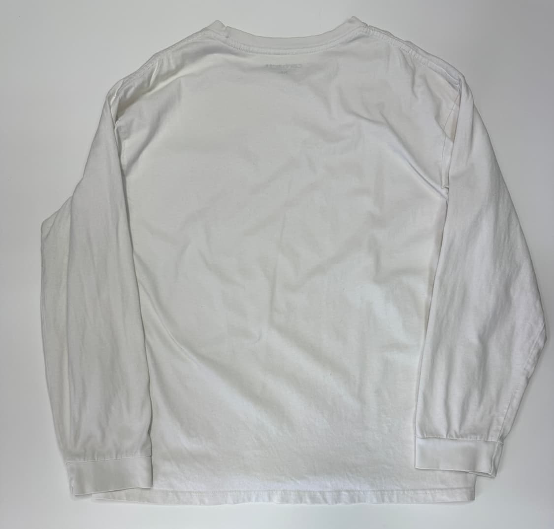 칼하트 화이트 긴팔 원 포켓 롱 슬리브 XL 상품이미지2