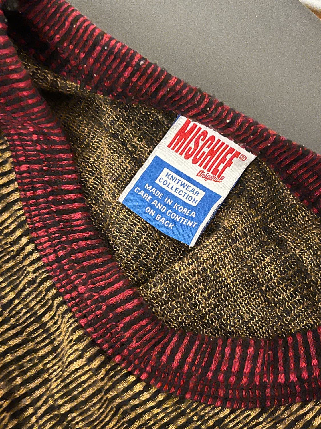 Mischief 미스치프 크롭탑 니트 상품이미지2