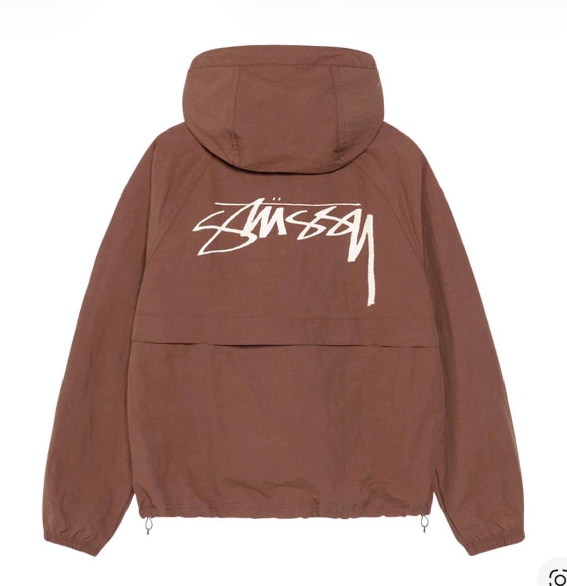 [L] 스투시 나일론 비치 쉘 자켓 커피 상품이미지1