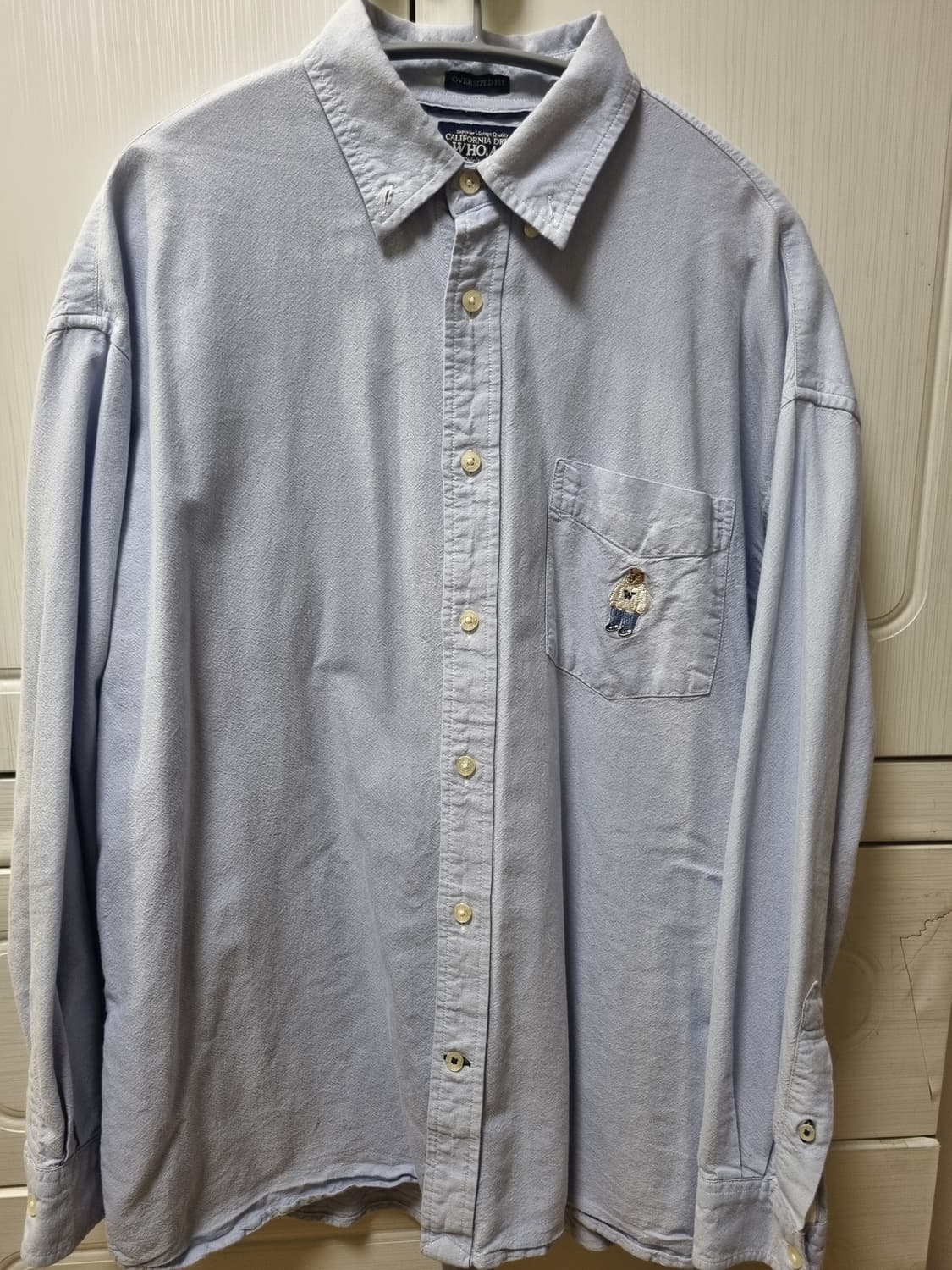 후아유 오버핏 옥스포드 셔츠 m사이즈 상품이미지2