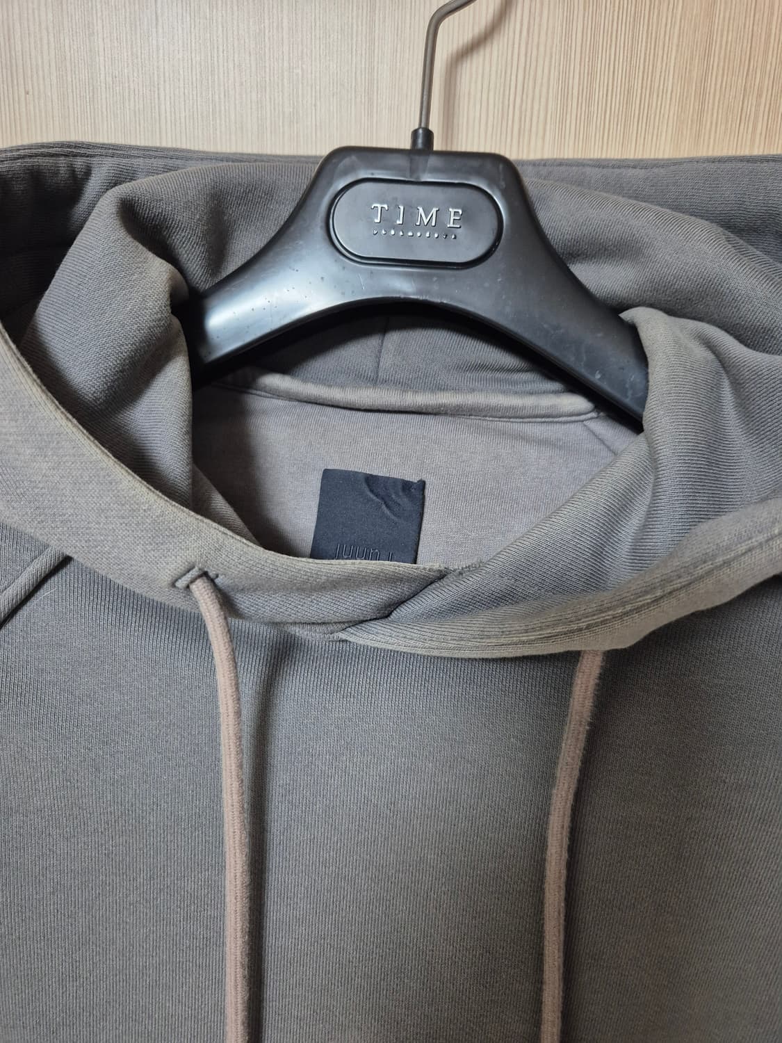 준지 흑청 레이어드 후드 M 상품이미지2