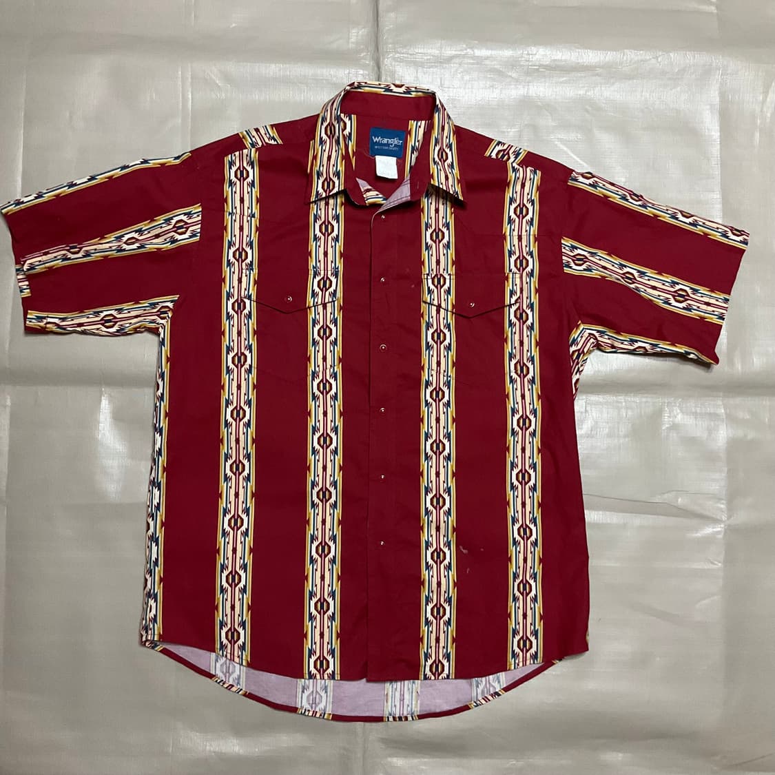 빈티지 랭글러 나바호 반팔 셔츠 상품이미지2