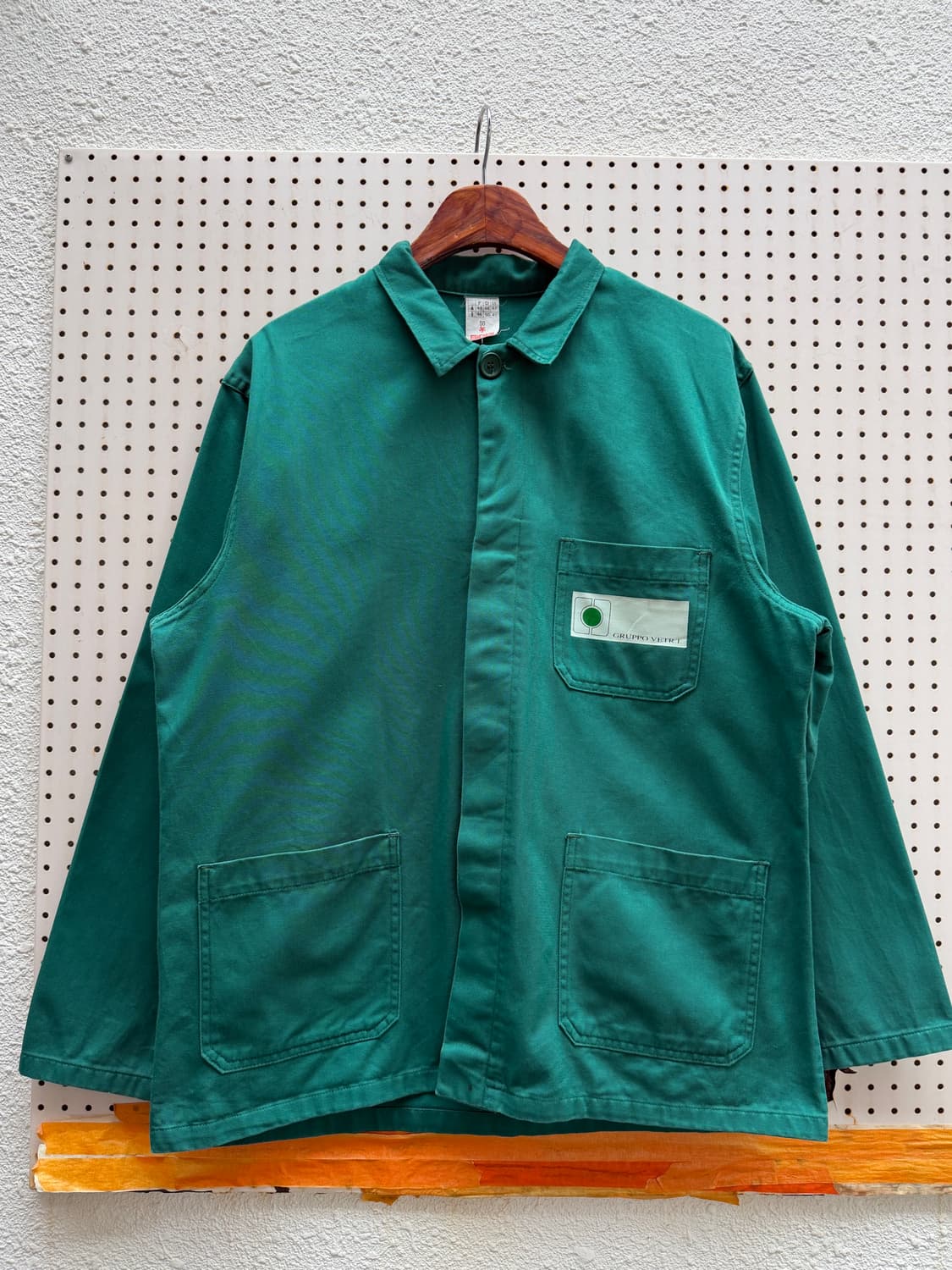 80s SIGGI ITALIAN GREEN EURO 그린 프렌치워크자켓 상품이미지1