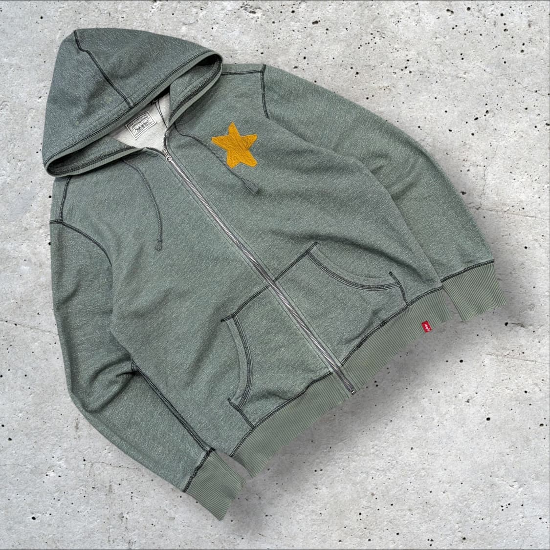 [L] 리바이스 빈티지 스타 SF53 후드집업 그린 B660 상품이미지2