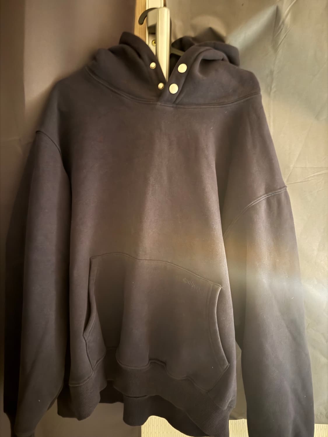 감마갤러리 플레인 스냅 후드 (NAVY) 상품이미지1