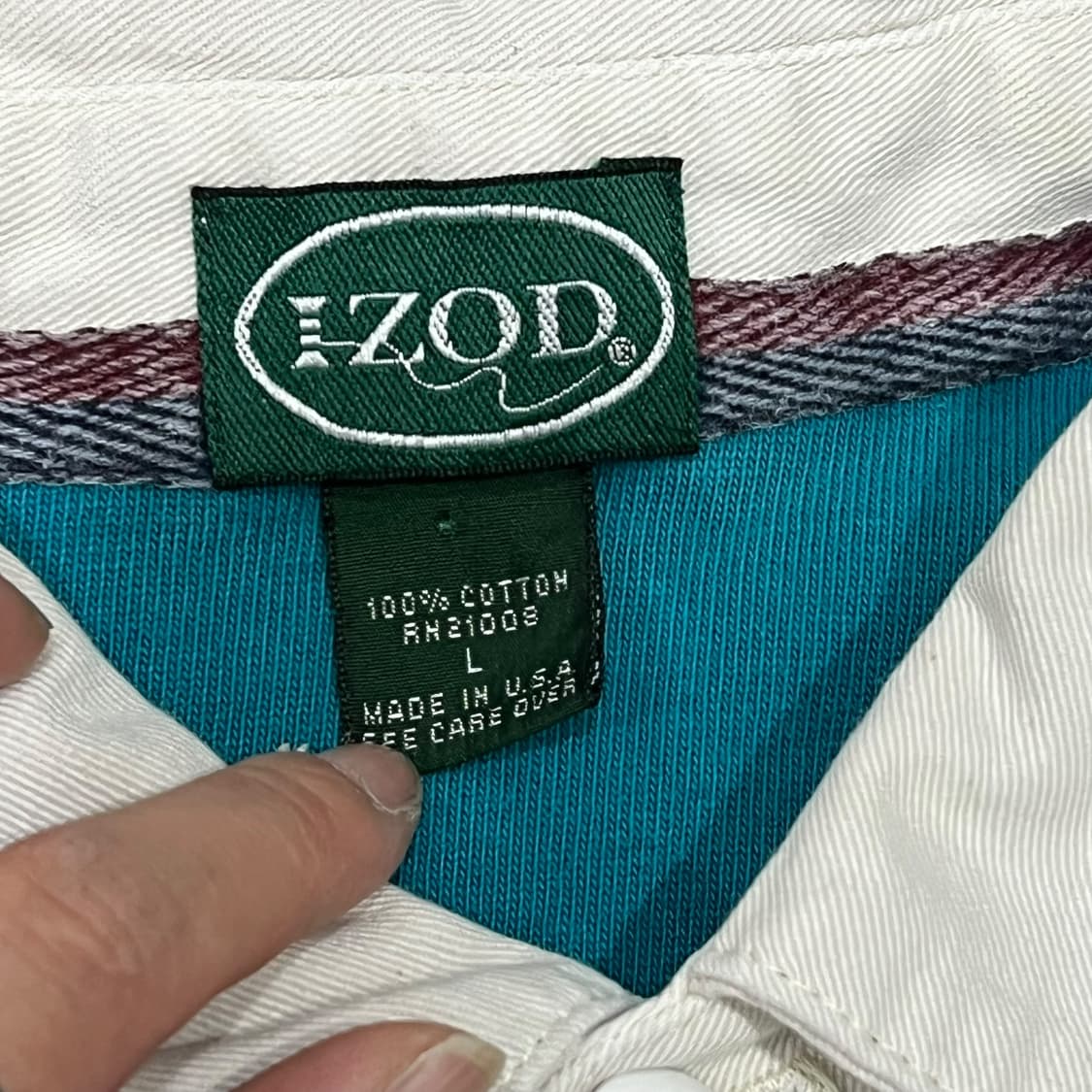 IZOD 배색 럭비티 s07294 상품이미지7
