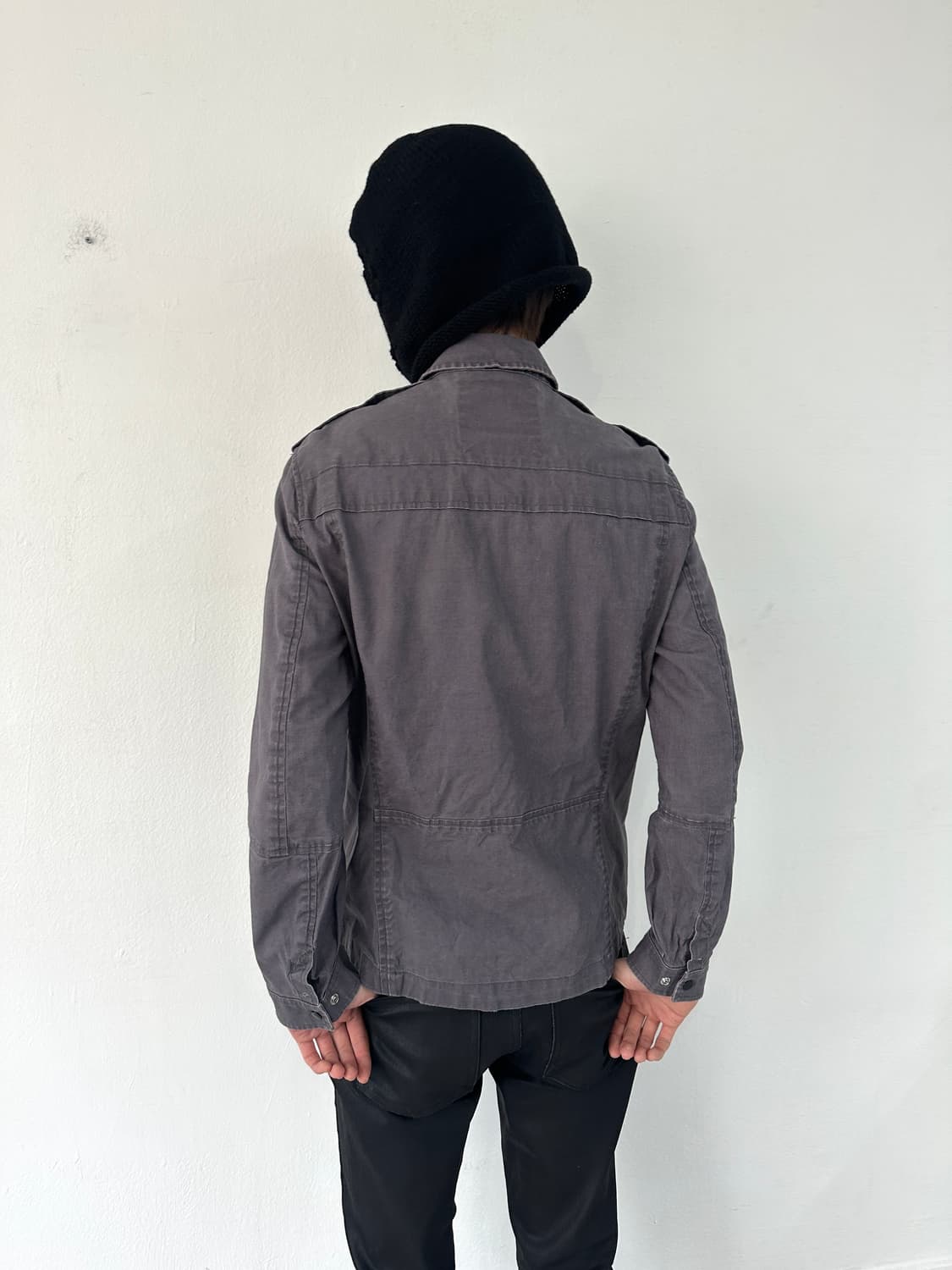 알마니 익스체인지 비대칭 포켓 투웨이 집업 자켓 상품이미지6