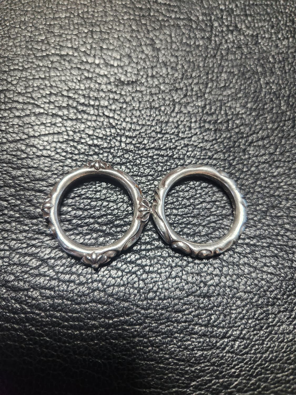 정품 크롬하츠 플로랄&스크롤 반지 상품이미지1