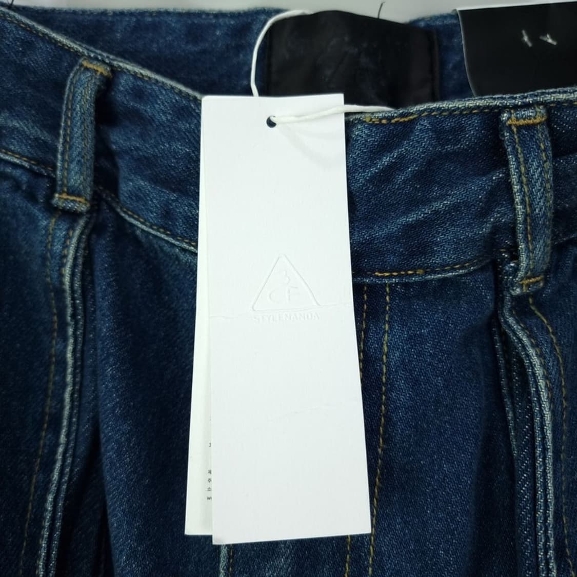 [스타일난다] (새상품) 투웨이 절개 와이드 카고 데닌 팬츠 M20115 상품이미지8