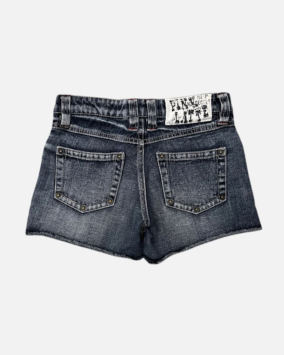 punk stud patch denim shorts 상품이미지4