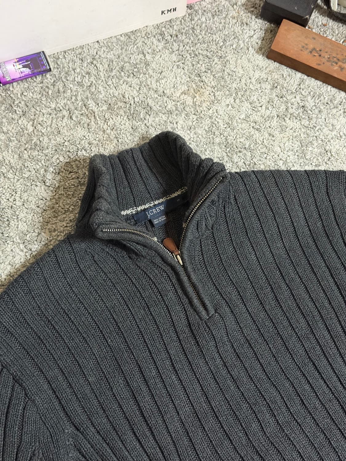 J Crew 제이크루 반 집업 니트 상품이미지4