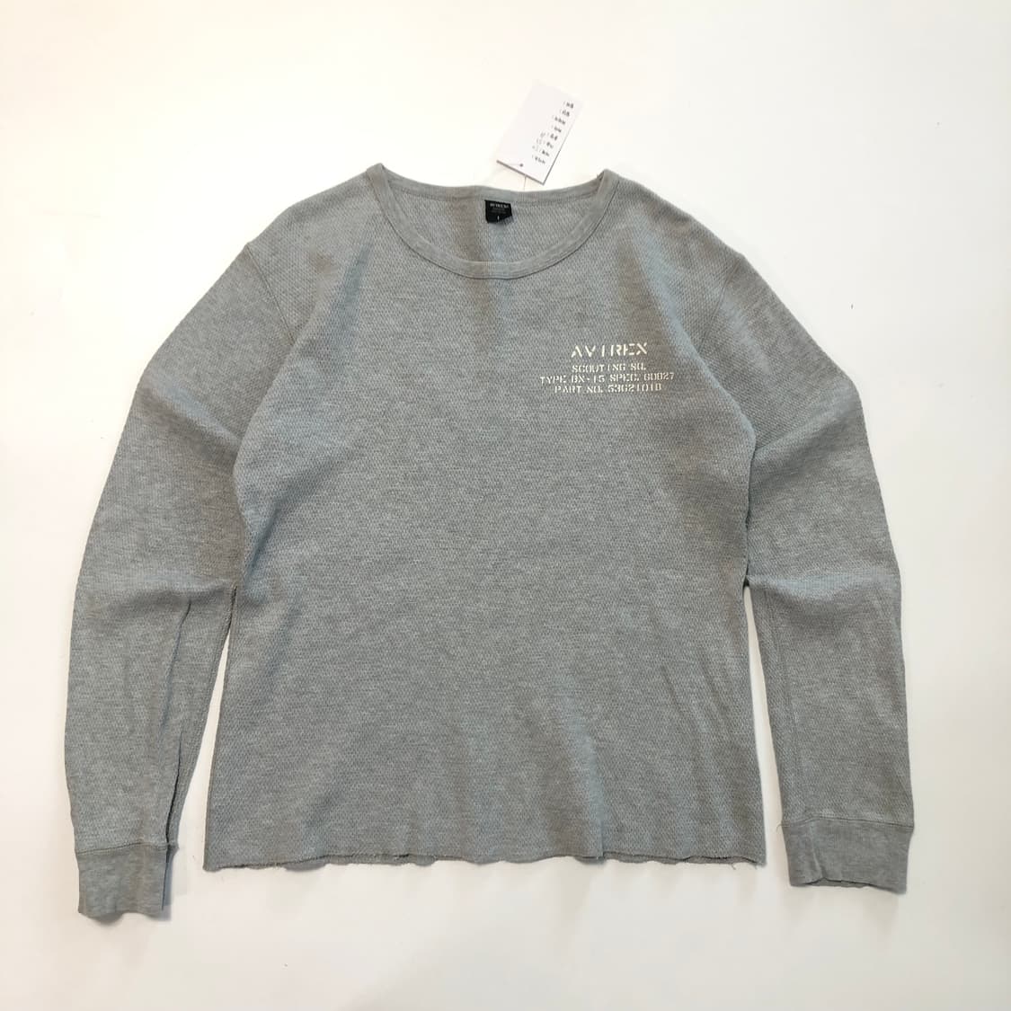 아비렉스 와플 롱슬리브  상품이미지1