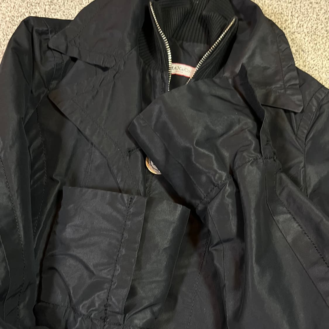 맥스 앤 코 우먼 폴리 트렌치 코트 상품이미지3