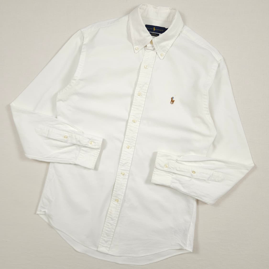 M(95) 폴로 랄프로렌 슬림핏 옥스포드 셔츠 상품이미지3