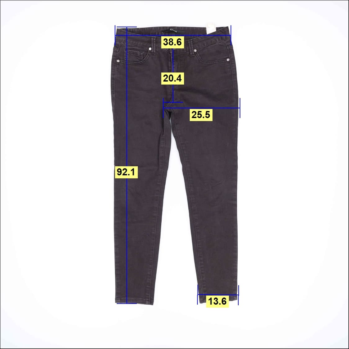 67(27) 게스 여성 흑청 스키니진 0414H1 상품이미지5