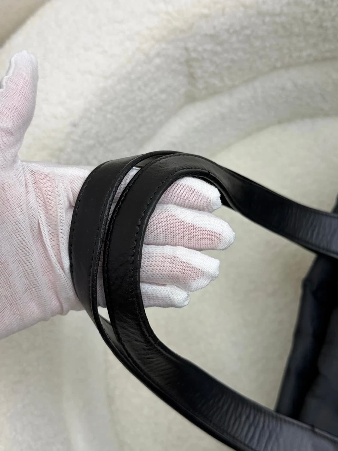 샤넬 블랙 나일론 토트백 상품이미지6