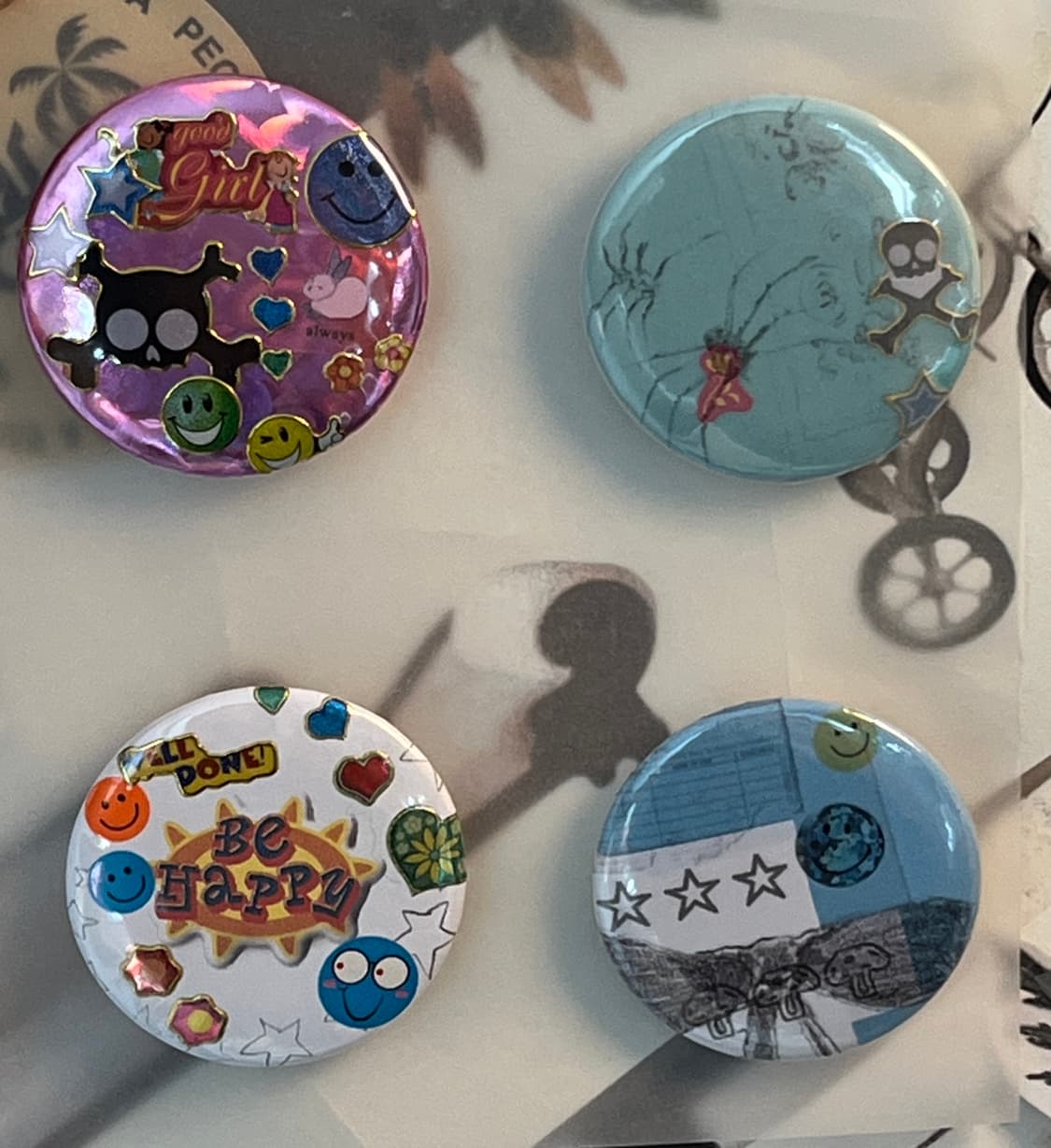 뱃지 브로치 핀버튼 {4e͙a͙-1s͙e͙t͙} 상품이미지2