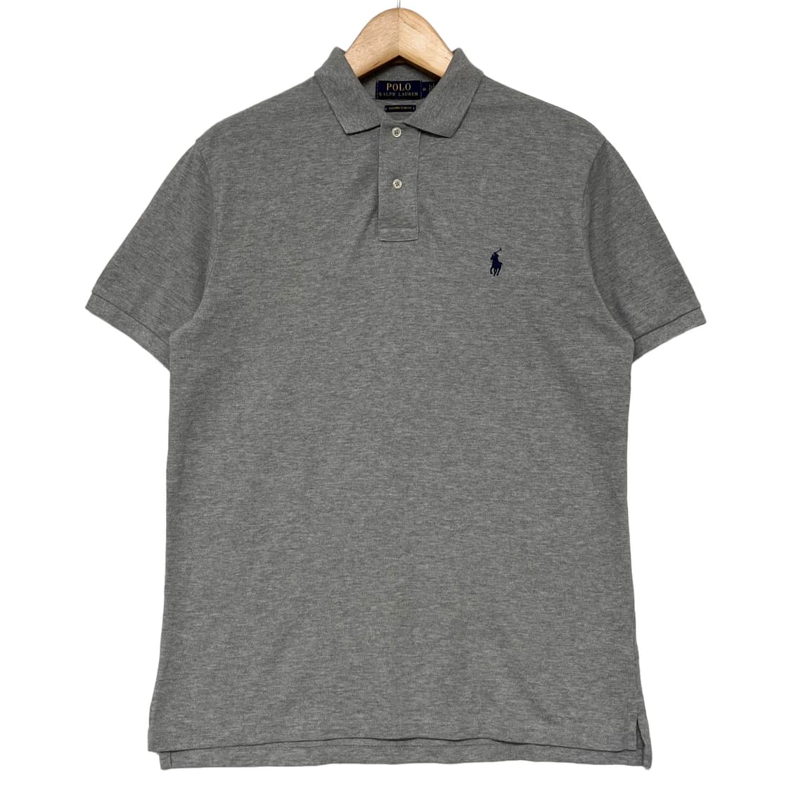 폴로 랄프로렌 신형 포니 로고 카라 반팔 티셔츠 그레이 상품이미지2
