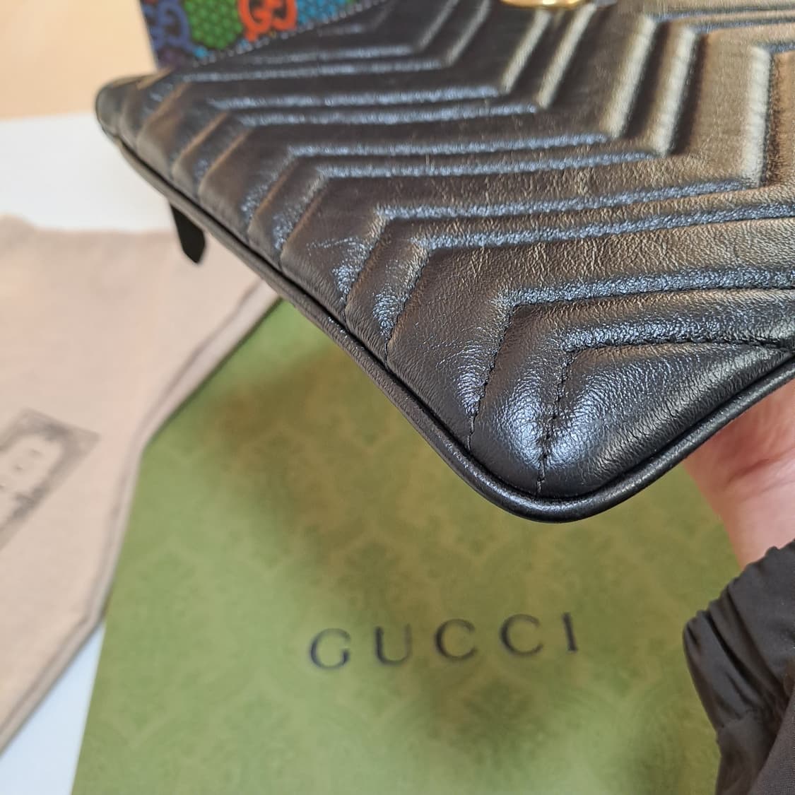 [100%/정품] 구찌 마몽 마틀라쎄 클러치, 구찌클러치,구찌파우치 상품이미지5