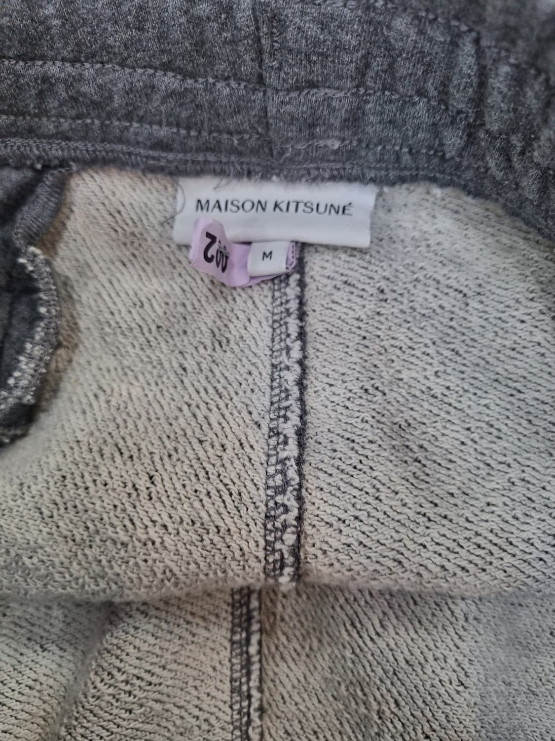 메종키츠네 폭스 헤드 스웻 쇼츠 그레이 M 상품이미지5