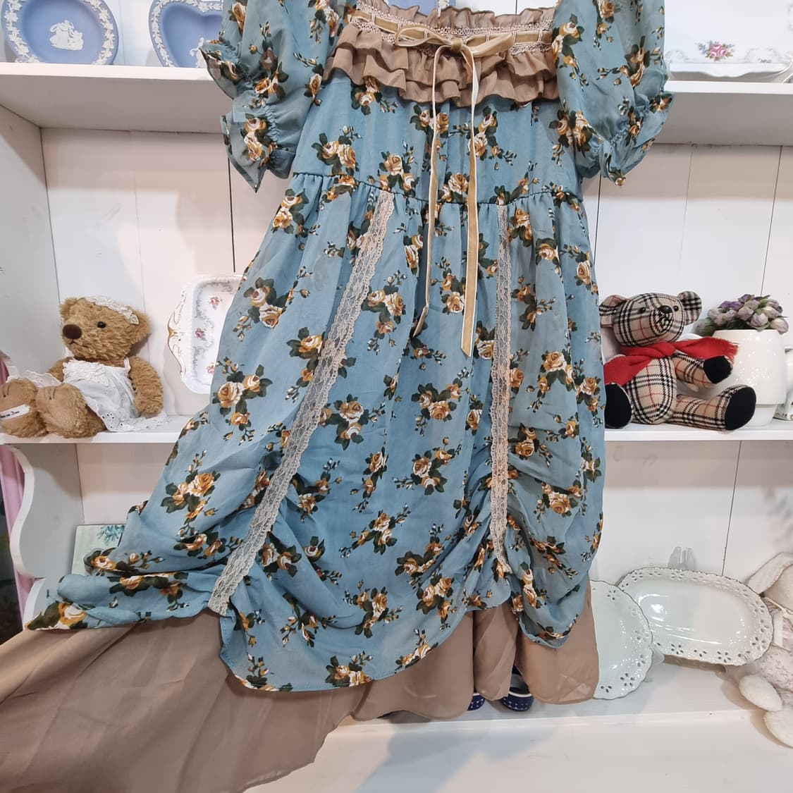 엑시즈팜(axes femme)  플라워 패턴원피스 상품이미지4