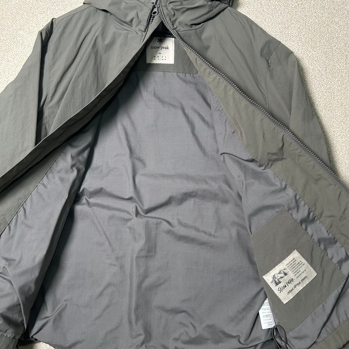  (M) 스노우피크 카키 바람막이자켓  상품이미지6