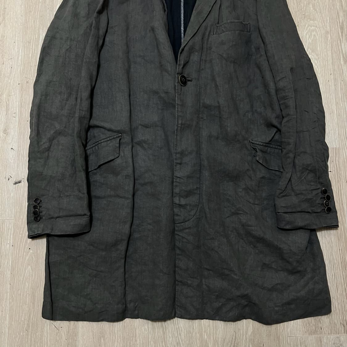 시리즈 남성 클래식 린넨 싱글 코트 L/100  상품이미지3