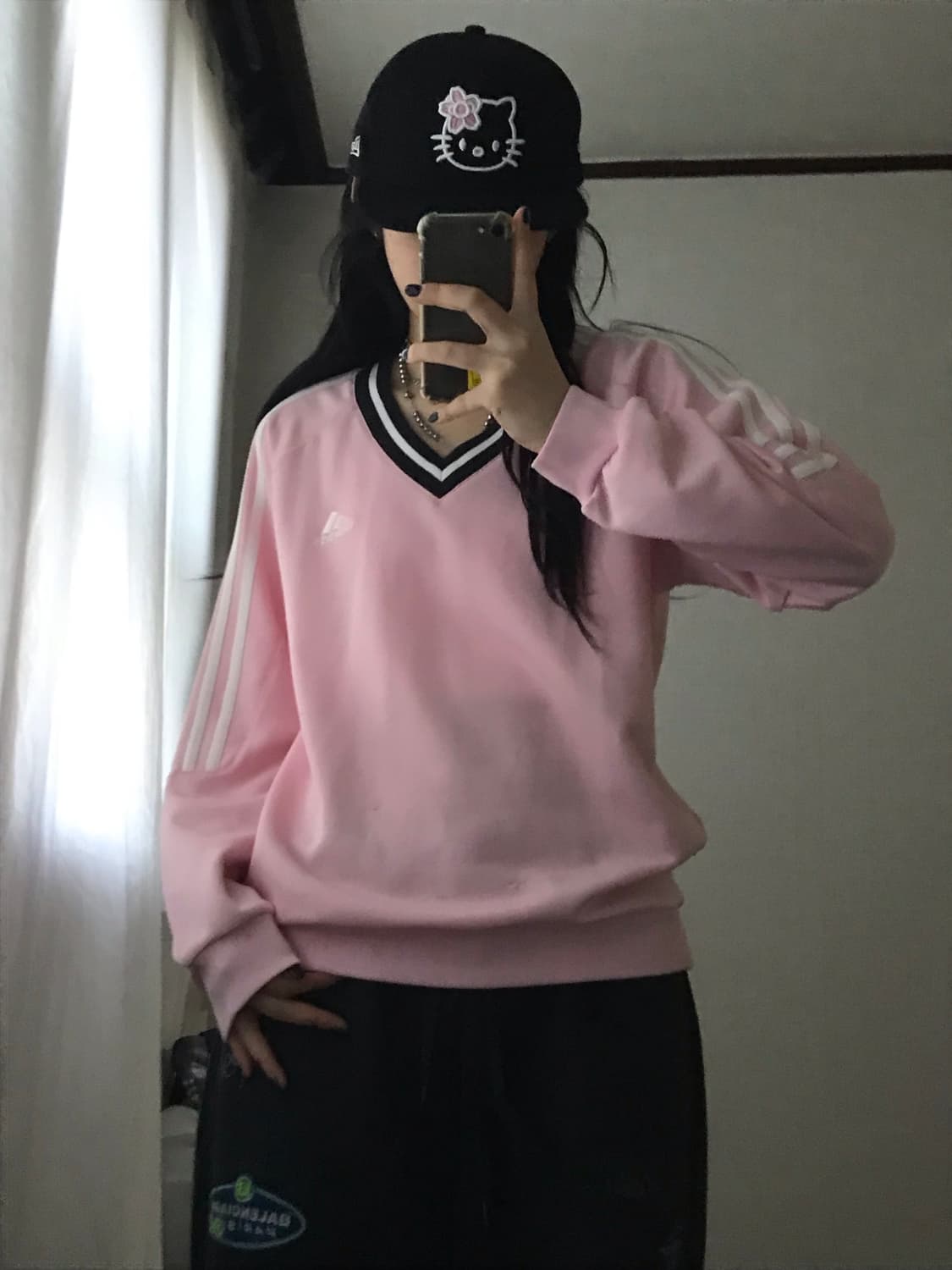 아디다스 연핑크 져지 롱슬리브 상품이미지6