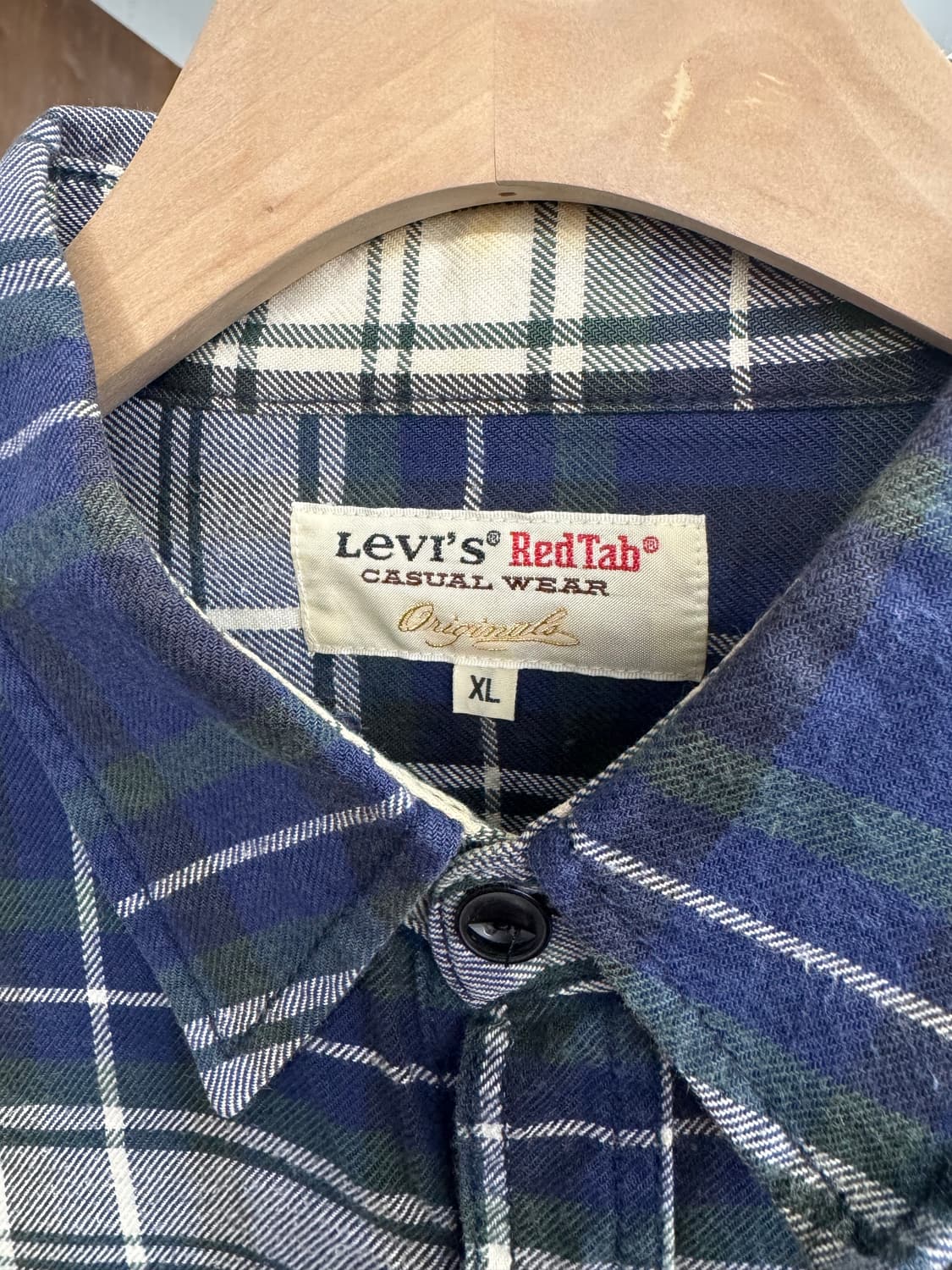 리바이스 빈티지 체크패턴 플란넬 셔츠 상품이미지3