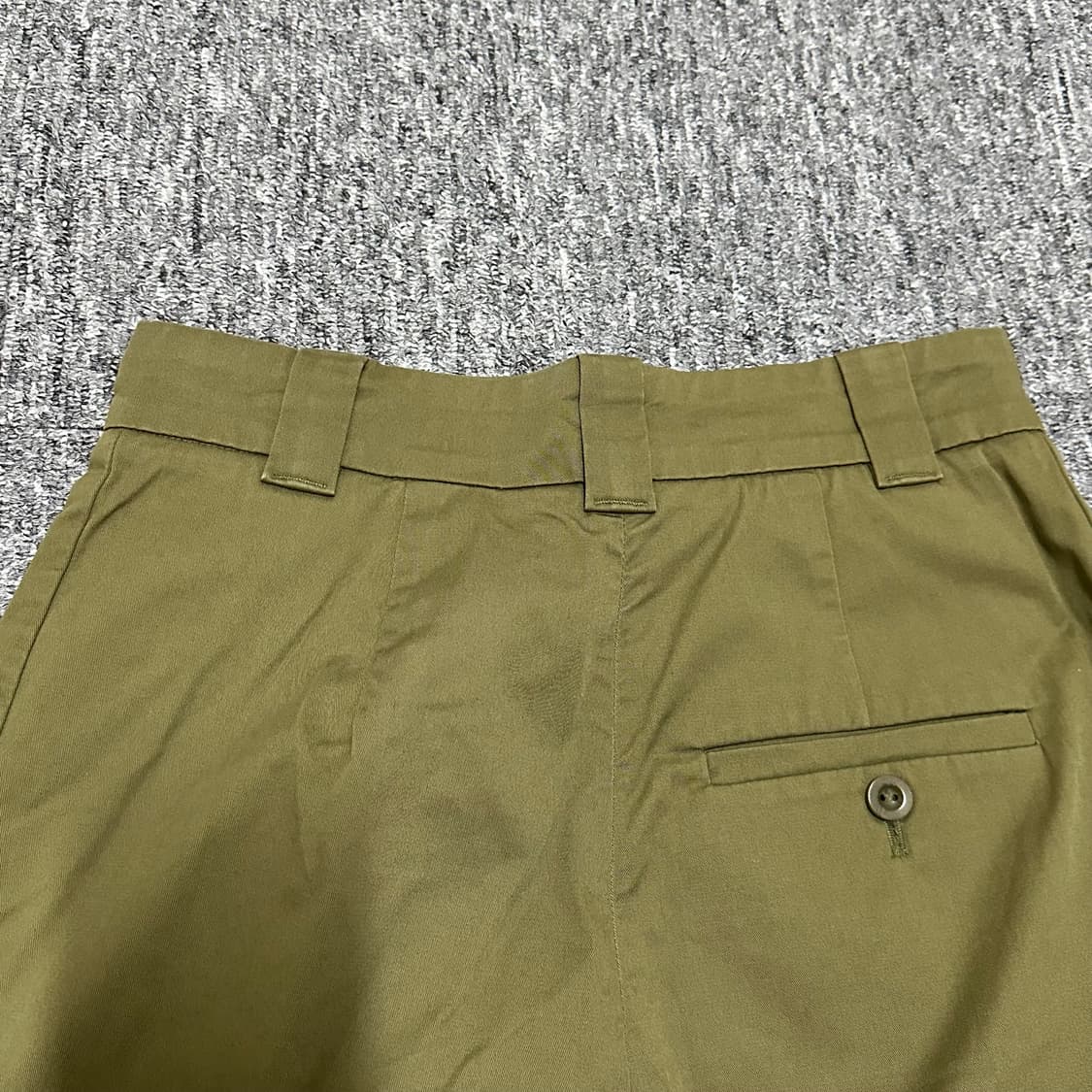 COS 코스 배럴 레그 카고 포켓 트라우저 팬츠 바지 카키 상품이미지6