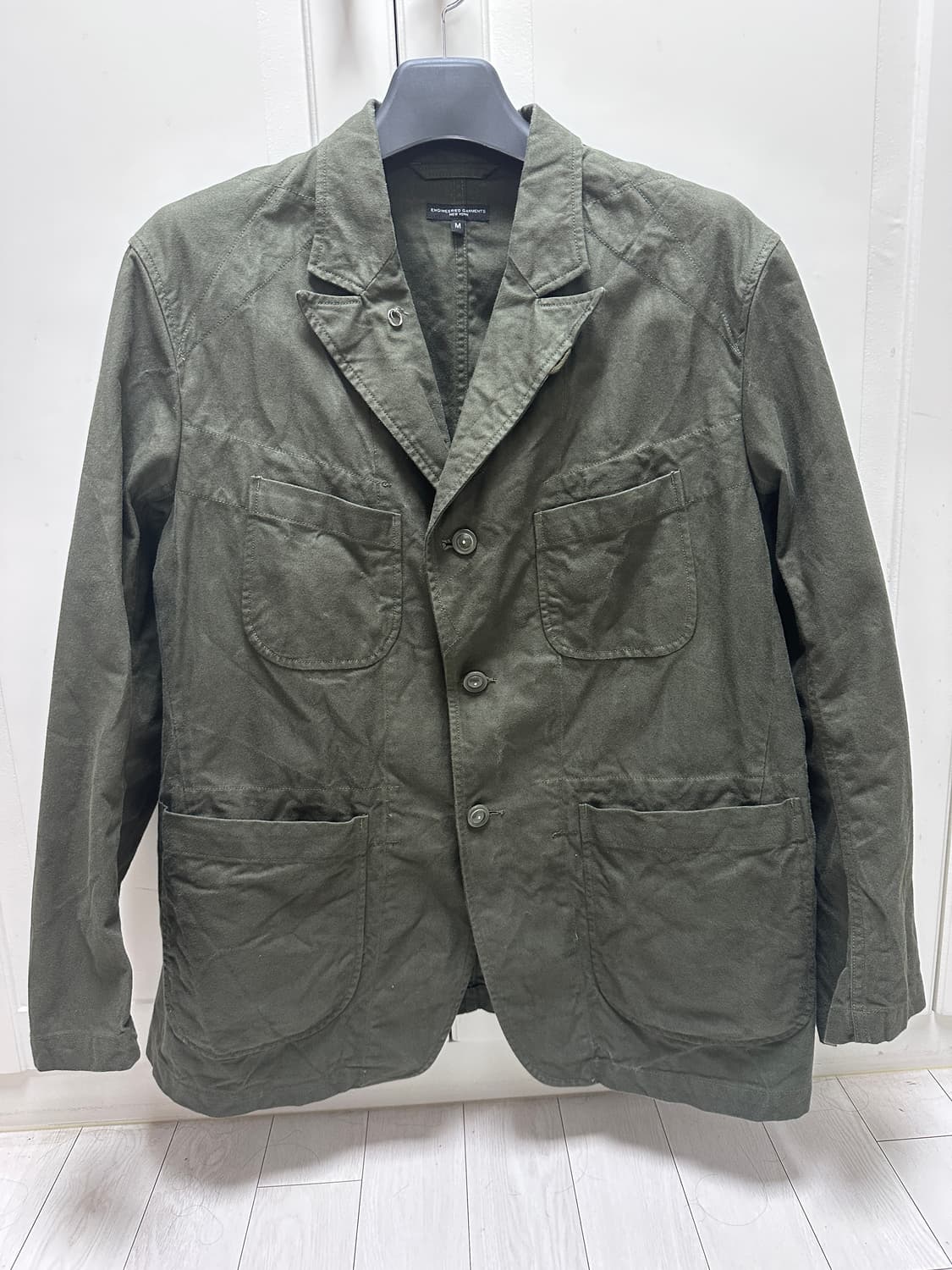 택포)엔지니어드가먼츠 베드포드자켓 올리브코튼브러시드HB M사이즈 상품이미지1