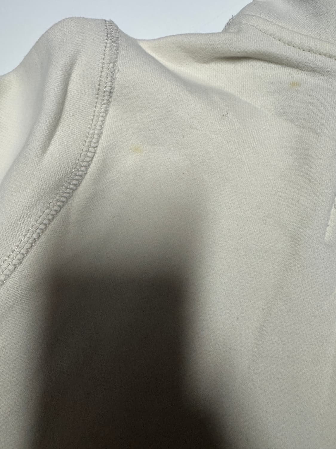 여성 아베크롬비 스펠 아웃 크림 기모 후드집업 S 상품이미지6