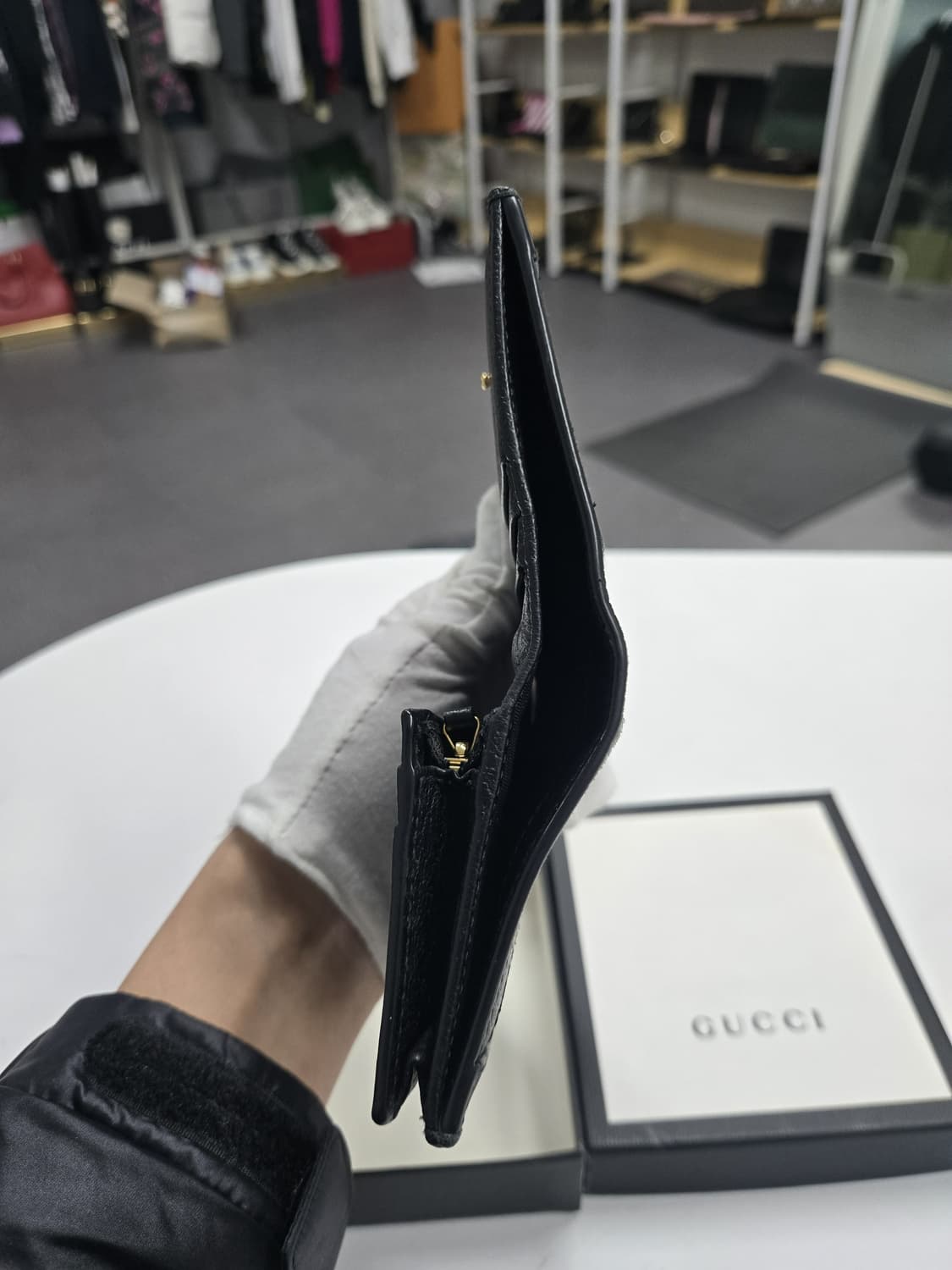 [A급컨디션]구찌 오피디아 GG 반지갑 상품이미지6