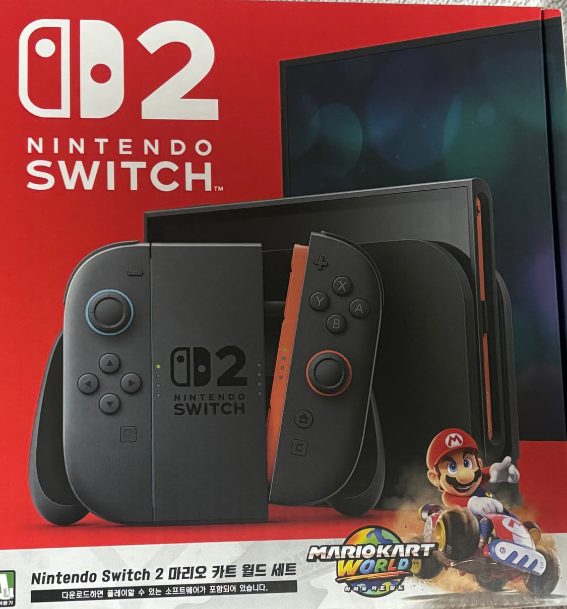 미개봉 새상품) 닌텐도 스위치 2 마리오카트월드 에디션 상품이미지2