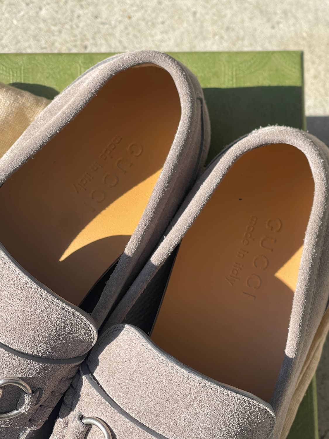 구찌 홀스빗 스웨이드 로퍼 uk8 상품이미지4